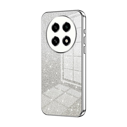 For OPPO A2 Pro Gradient Glitter Powder Electroplated Phone Case(Silver) - A2 Pro Cases by buy2fix | Online Shopping UK | buy2fix