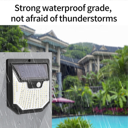 1pc XY0159 159 LEDs Outdoor Solar Human Body Sensor Courtyard Wall Light - Solar Lights by buy2fix | Online Shopping UK | buy2fix