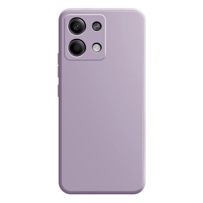 For Xiaomi Redmi Note 13 5G Imitation Liquid Silicone Phone Case(Light Purple) - Note 13 Cases by buy2fix | Online Shopping UK | buy2fix