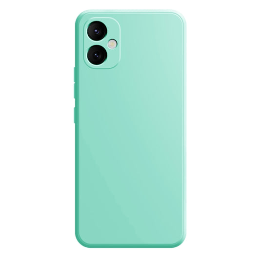 For Samsung Galaxy A05 Imitation Liquid Silicone Phone Case(Light Cyan) - Galaxy Phone Cases by buy2fix | Online Shopping UK | buy2fix