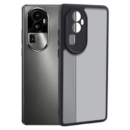 For OPPO Reno10 Pro+ Fine Pore Matte Black TPU + PC Phone Case - OPPO Cases by buy2fix | Online Shopping UK | buy2fix