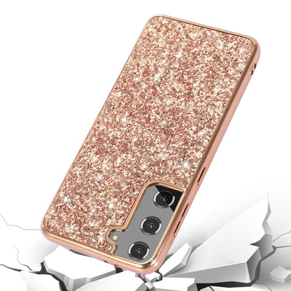 For Samsung Galaxy S24+ 5G Glitter Powder TPU Phone Case(Rose Gold) - Galaxy S24+ 5G Cases by buy2fix | Online Shopping UK | buy2fix