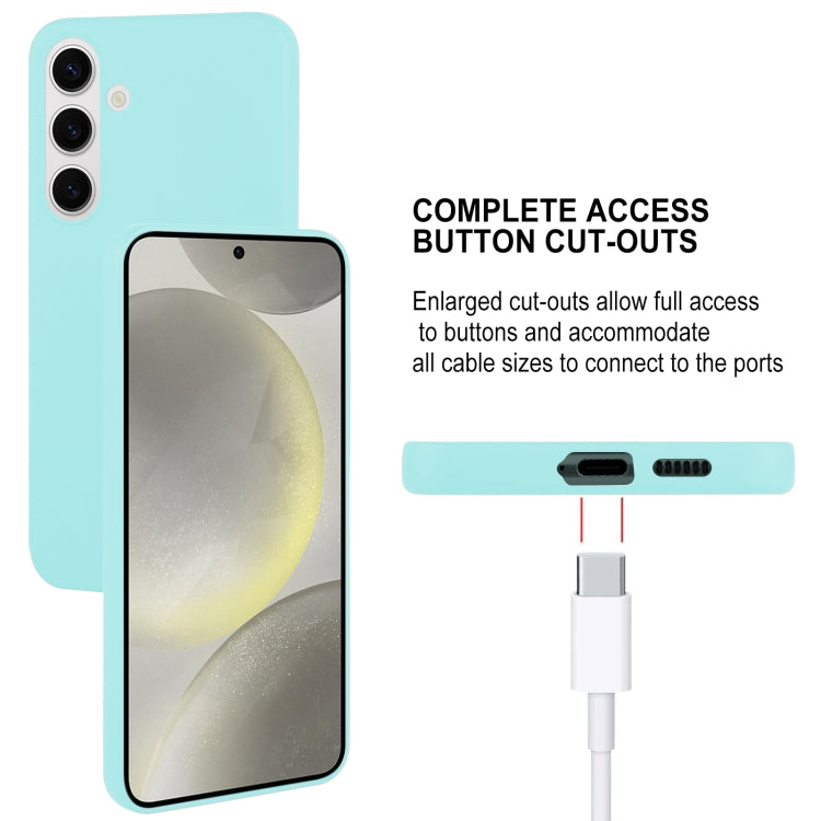 For Samsung Galaxy S24+ 5G GOOSPERY SOFT FEELING Liquid TPU Soft Phone Case(Mint Green) - Galaxy S24+ 5G Cases by GOOSPERY | Online Shopping UK | buy2fix