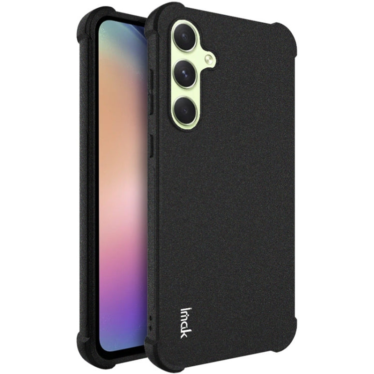 For Samsung Galaxy A55 5G imak Shockproof Airbag TPU Phone Case(Matte Black) - Galaxy Phone Cases by imak | Online Shopping UK | buy2fix