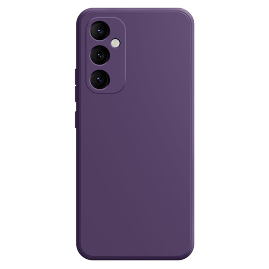For Samsung Galaxy S24+ 5G Imitation Liquid Silicone Phone Case(Dark Purple) - Galaxy S24+ 5G Cases by buy2fix | Online Shopping UK | buy2fix