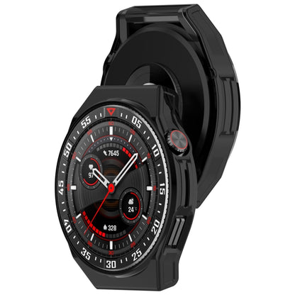 For Huawei Watch GT3 SE Half Coverage Hollowed PC Watch Protective Case(Black) - Watch Cases by buy2fix | Online Shopping UK | buy2fix