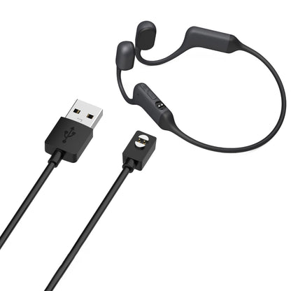 For Xiaomi Haylou PurFree BC01 Bone Conduction Earphone Magnetic Charging Cable, Length: 1m(Black) - Other Accessories by buy2fix | Online Shopping UK | buy2fix