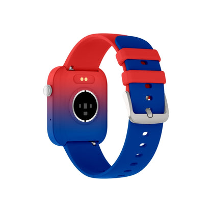 P43 1.8 inch TFT Screen Bluetooth Smart Watch, Support Heart Rate Monitoring & 100+ Sports Modes(Red Blue) - Smart Watches by buy2fix | Online Shopping UK | buy2fix