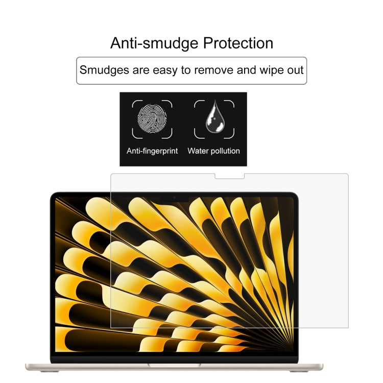 For Macbook Air 13 2024 2pcs 0.26mm 9H Surface Hardness Explosion-proof Tempered Glass Film - Screen Protectors by buy2fix | Online Shopping UK | buy2fix