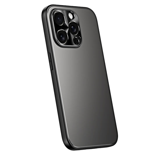 For iPhone 14 Pro R-JUST RJ-61 Electroplating Frosted TPU + PC Phone Case(Grey) - iPhone 14 Pro Cases by R-JUST | Online Shopping UK | buy2fix