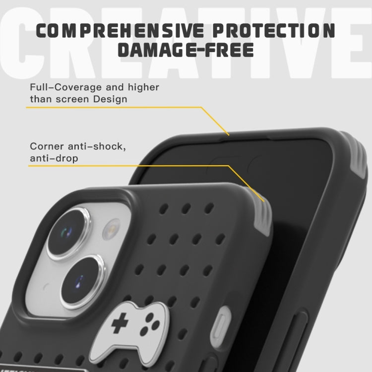 For iPhone 15 Pro Max TGVIS Cool Series Heat Dissipation Phone Case(Black) - iPhone 15 Pro Max Cases by TGVIS | Online Shopping UK | buy2fix