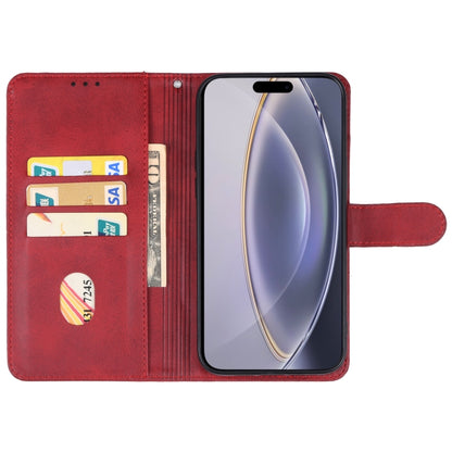 For iPhone 16 Pro Max Leather Phone Case(Red) - iPhone 16 Pro Max Cases by buy2fix | Online Shopping UK | buy2fix