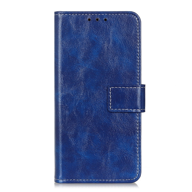 For Google Pixel 9 Pro Retro Crazy Horse Texture Flip Leather Phone Case(Blue) - Google Cases by buy2fix | Online Shopping UK | buy2fix