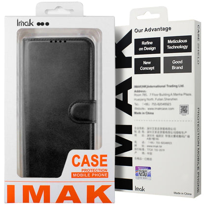 For Samsung Galaxy A35 5G IMAK Count Series Flip Leather Phone Case(Black) - Galaxy Phone Cases by imak | Online Shopping UK | buy2fix