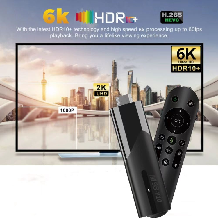 M98-Y10 Allwinner H618 Quad-Core ARM Cortex A53 6K HD Android TV Stick, RAM:2GB+16GB(UK Plug) - Android TV Sticks by buy2fix | Online Shopping UK | buy2fix