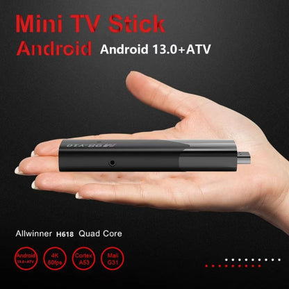 M98-Y10 Allwinner H618 Quad-Core ARM Cortex A53 6K HD Android TV Stick, RAM:2GB+16GB(UK Plug) - Android TV Sticks by buy2fix | Online Shopping UK | buy2fix