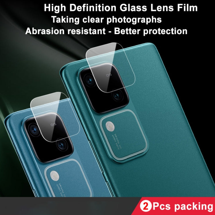 For vivo V30 5G/V30 Pro 5G/S18 5G/S18 Pro 5G 2pcs/Set imak HD Glass Rear Camera Lens Film - For Vivo by imak | Online Shopping UK | buy2fix