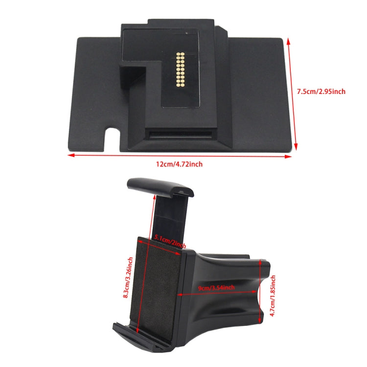 For BWM K 1600 B 2014-2021 Motorcycle Phone Navigation Holder(Black) - Holder by buy2fix | Online Shopping UK | buy2fix