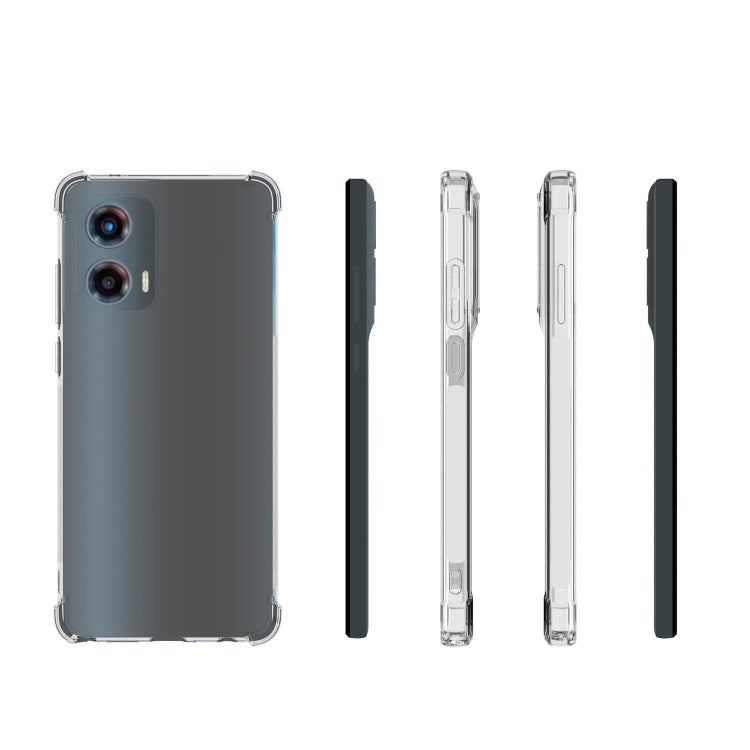 For Motorola Moto G Stylus 5G 2024 Shockproof Non-slip Thickening TPU Phone Case(Transparent) - Motorola Cases by buy2fix | Online Shopping UK | buy2fix