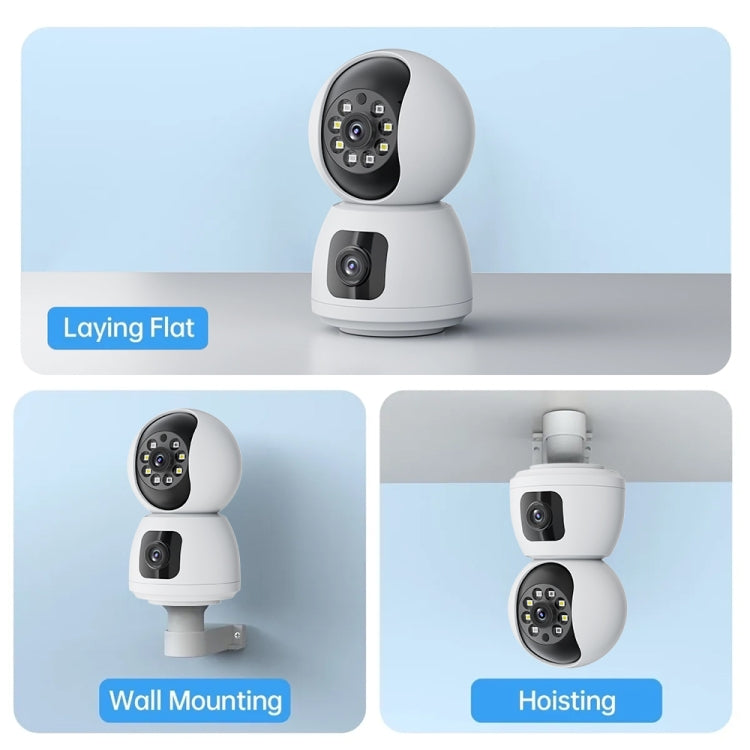 Y6203 4MP Zoom HD Indoor Waterproof Smart WiFi Camera, Specification:US Plug(White) - Wireless Camera by buy2fix | Online Shopping UK | buy2fix