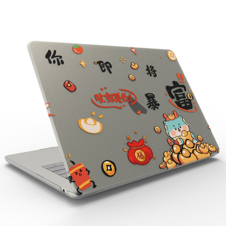 For MacBook 12 inch A1534 UV Printed Pattern Laptop Frosted Protective Case(DDC-1689) - MacBook Cases by buy2fix | Online Shopping UK | buy2fix