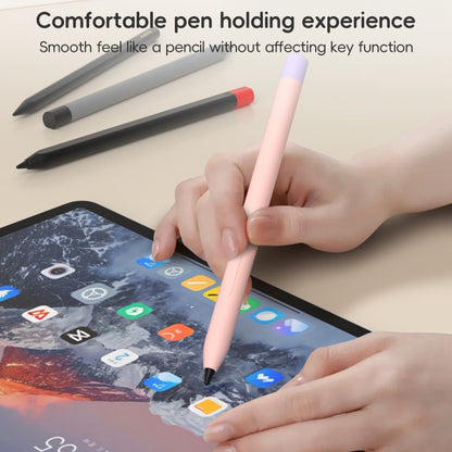 For Xiaomi Focus Pen III Stylus Pen Contrast Color Silicone Protective Case(Lavender) - Pencil Accessories by buy2fix | Online Shopping UK | buy2fix