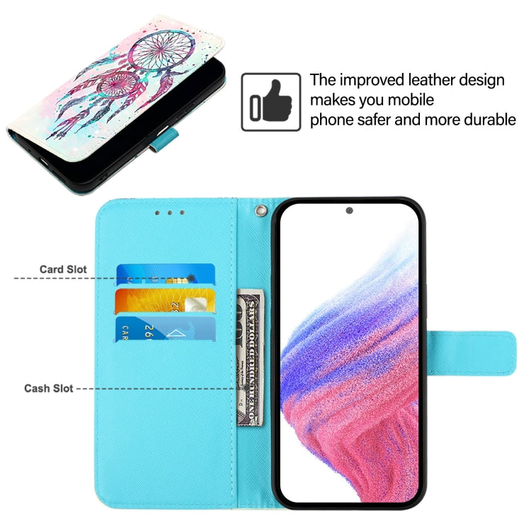 For OnePlus 12 5G Global 3D Painting Horizontal Flip Leather Phone Case(Color Drop Wind Chimes) - OnePlus Cases by buy2fix | Online Shopping UK | buy2fix