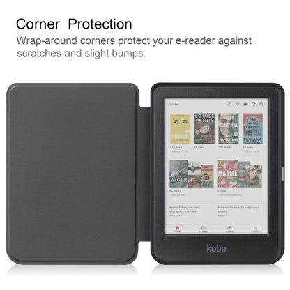 For KOBO Clara Colour 2024 / BW Painted Voltage Caster TPU Leather Smart Tablet Case(Milky Way) - Others by buy2fix | Online Shopping UK | buy2fix