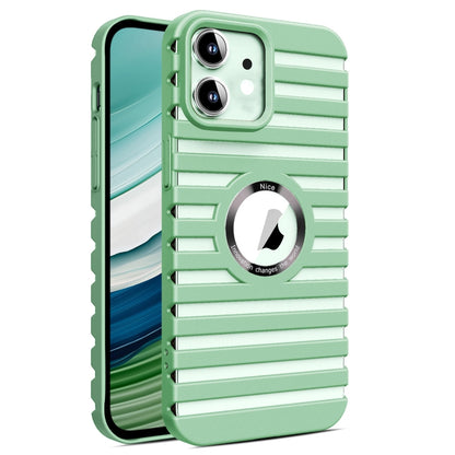 For iPhone 11 Hollow Heat Dissipation MagSafe Magnetic PC Phone Case(Green) - iPhone 11 Cases by buy2fix | Online Shopping UK | buy2fix