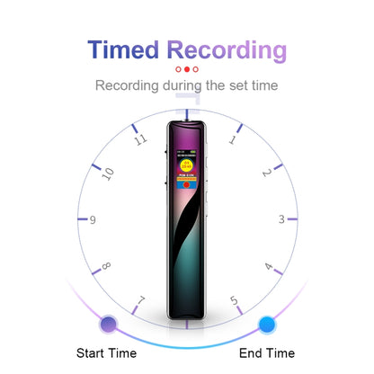 JNN Q33 HD Color Screen Stick Shape Portable Voice Recording Pen, Memory:4GB(Black) - Recording Pen by JNN | Online Shopping UK | buy2fix