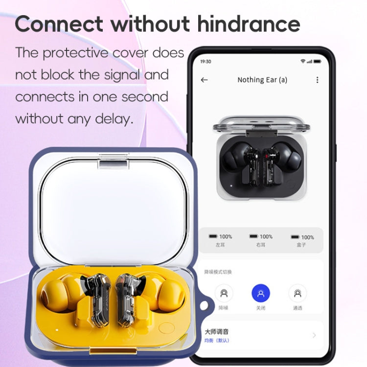 For Nothing Ear a Wireless Earphone Silicone Protective Case(Dark Blue) - Other Earphone Case by buy2fix | Online Shopping UK | buy2fix