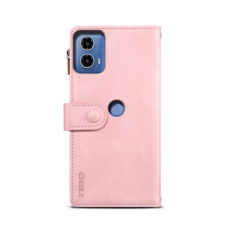 For Motorola Moto G24 Power ESEBLE Retro Frosted RFID Leather Phone Case(Rose Gold) - Motorola Cases by ESEBLE | Online Shopping UK | buy2fix