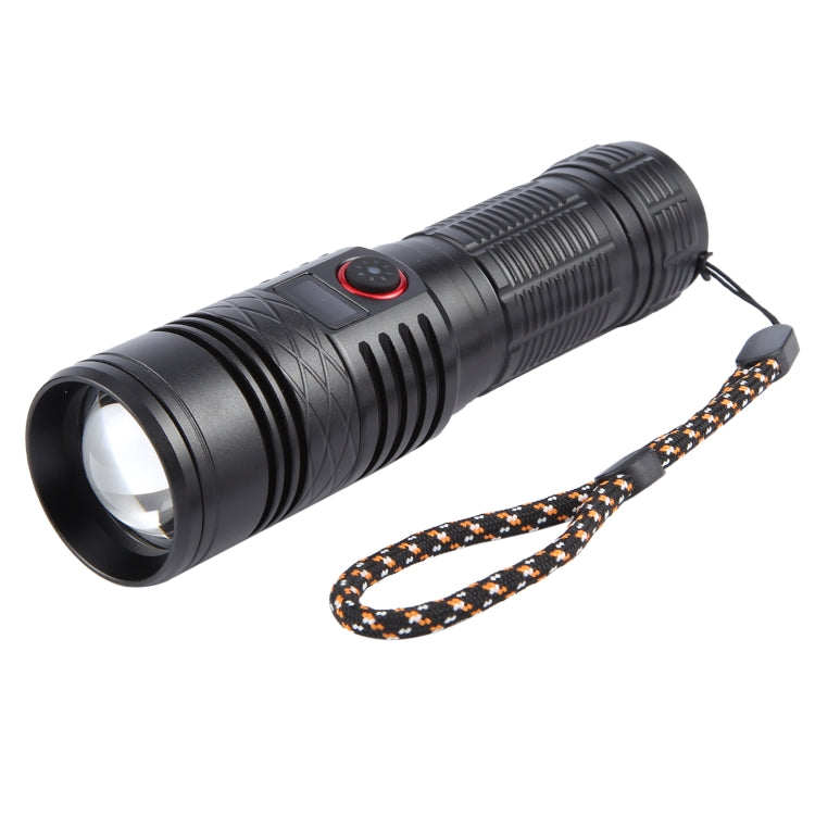 816 20W Spotlight 2000LM Telescopic Zoom LED Flashlight(Black) - LED Flashlight by buy2fix | Online Shopping UK | buy2fix