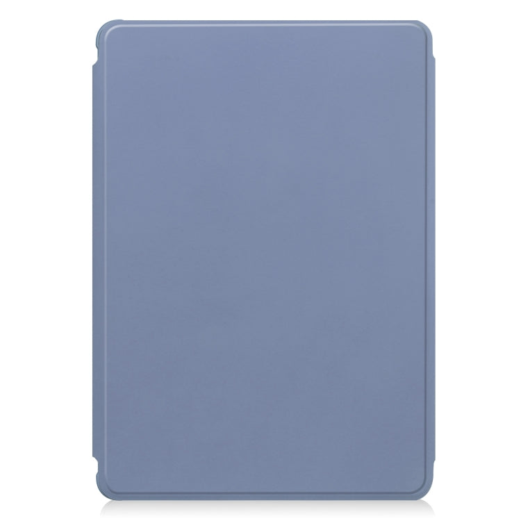 For iPad Pro 11 2024 Transparent Rotation Smart Leather Tablet Case with Keyboard(Lavender) - iPad Pro 11 2024 Cases by buy2fix | Online Shopping UK | buy2fix