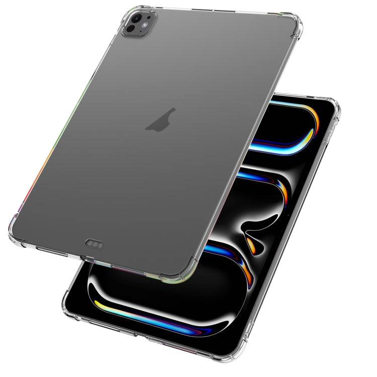 For iPad Pro 11 2024 Highly Transparent TPU Full Thicken Corners Shockproof Protective Case(Transparent) - iPad Pro 11 2024 Cases by buy2fix | Online Shopping UK | buy2fix