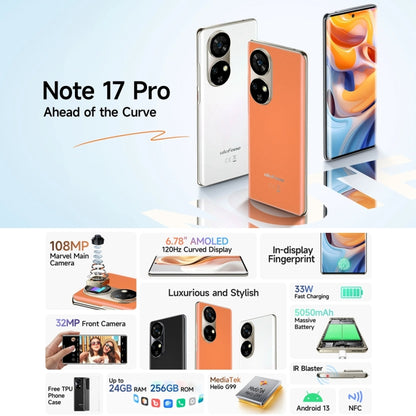 [HK Warehouse] Ulefone Note 17 Pro, 12GB+256GB, Screen Fingerprint, 6.78 inch Android 13 MediaTek Helio G99 MTK6789 Octa Core, NFC, Network: 4G(Velvet Black) - Ulefone by Ulefone | Online Shopping UK | buy2fix