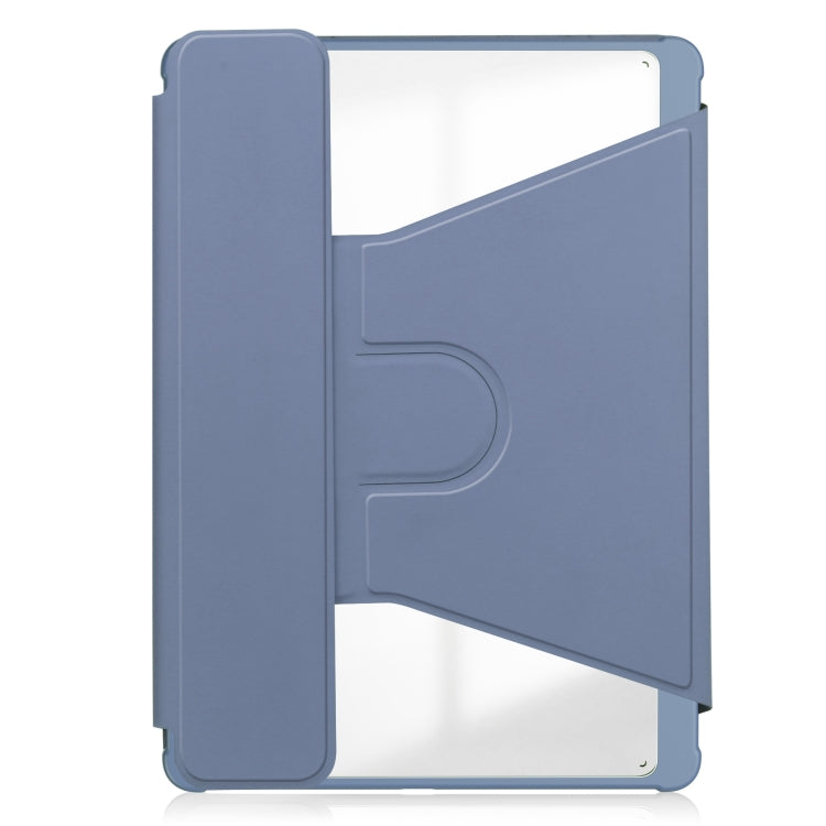 For iPad Pro 11 2024 Transparent Rotation Smart Leather Tablet Case(Lavender) - iPad Pro 11 2024 Cases by buy2fix | Online Shopping UK | buy2fix