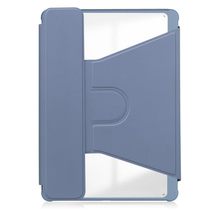 For iPad Pro 11 2024 Transparent Rotation Smart Leather Tablet Case(Lavender) - iPad Pro 11 2024 Cases by buy2fix | Online Shopping UK | buy2fix