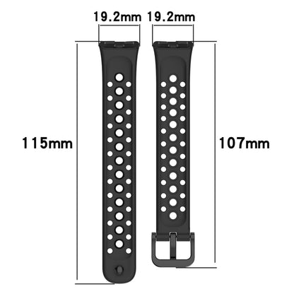 For Huawei Band 9 / 9 NFC / 8 / 8 NFC Round Hole Nail Button Silicone Watch Band(Purple) - Watch Bands by buy2fix | Online Shopping UK | buy2fix