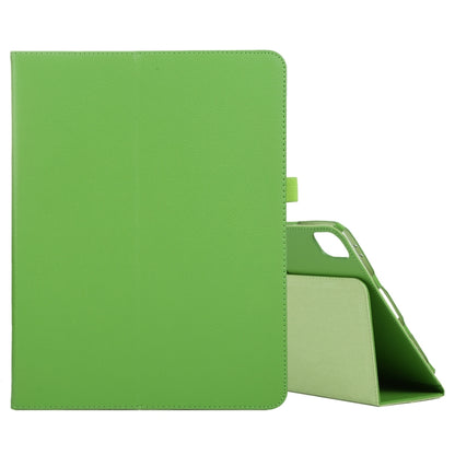 For iPad Pro 13 2024 Litchi Texture Solid Color Leather Tablet Case(Green) - iPad Pro 13 2024 Cases by buy2fix | Online Shopping UK | buy2fix