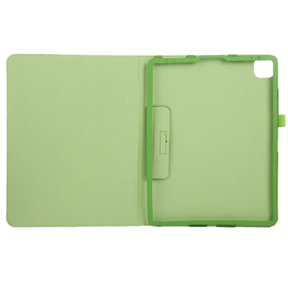 For iPad Pro 13 2024 Litchi Texture Solid Color Leather Tablet Case(Green) - iPad Pro 13 2024 Cases by buy2fix | Online Shopping UK | buy2fix