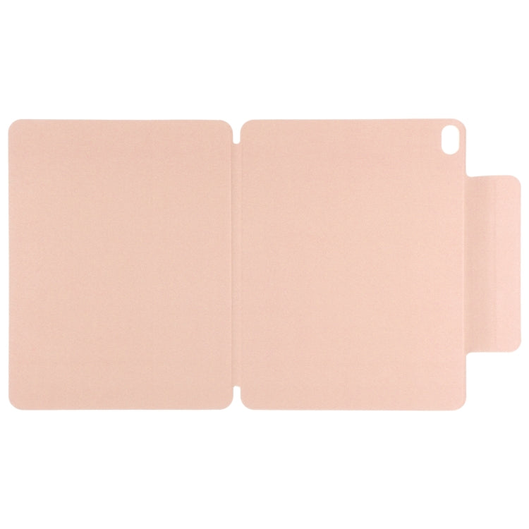 For iPad Air 13 2024 Double-sided Clip Fixed Buckle Magnetic PU Leather Smart Tablet Case(Gold) - iPad Air 13 2024 Cases by buy2fix | Online Shopping UK | buy2fix