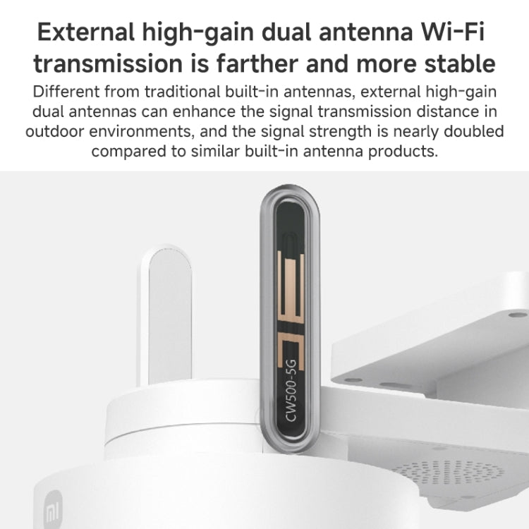 Xiaomi CW500 5MP Outdoor IP66 Waterproof Support Two-way Voice WiFi Camera, US Plug(White) - Wireless Camera by Xiaomi | Online Shopping UK | buy2fix