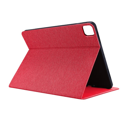 For iPad Pro 11 2024 Fabric Leather Tablet Case(Red) - iPad Pro 11 2024 Cases by buy2fix | Online Shopping UK | buy2fix