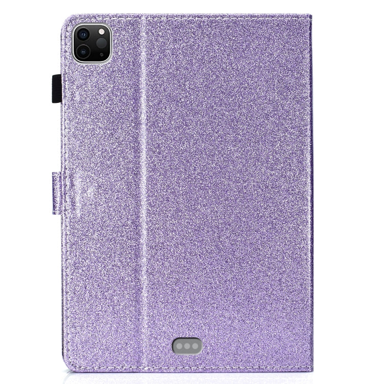 For iPad Pro 11 2024 Glitter Smart Leather Tablet Case(Purple) - iPad Pro 11 2024 Cases by buy2fix | Online Shopping UK | buy2fix