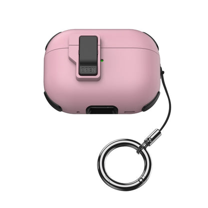 For AirPods Pro 2 Mechanical Switch Lock Bluetooth Earphone Protective Case(Pink) - For AirPods Pro 2 by buy2fix | Online Shopping UK | buy2fix