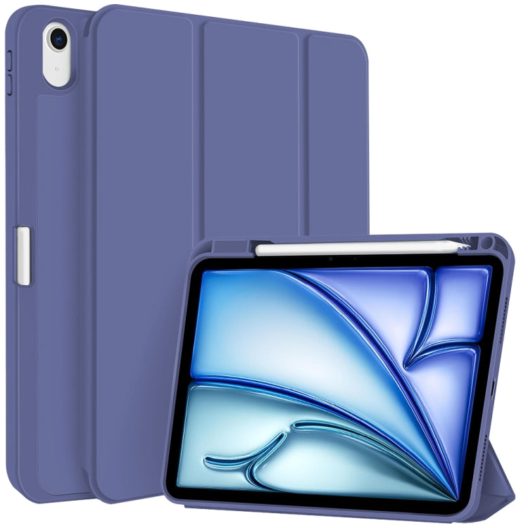 For iPad Air 11 2024 3-fold TPU Smart Leather Tablet Case with Pen Slot(Royal Blue) - iPad Air 11 2024 Cases by buy2fix | Online Shopping UK | buy2fix