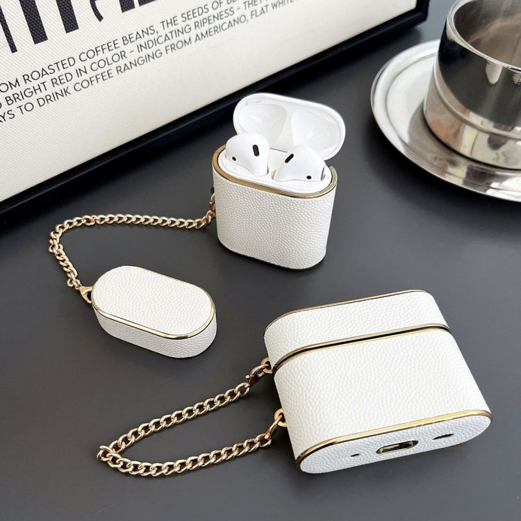 For AirPods Pro 2 Cylindrical Ball Texture Bluetooth Earphone Protective Case(White) - For AirPods Pro 2 by buy2fix | Online Shopping UK | buy2fix