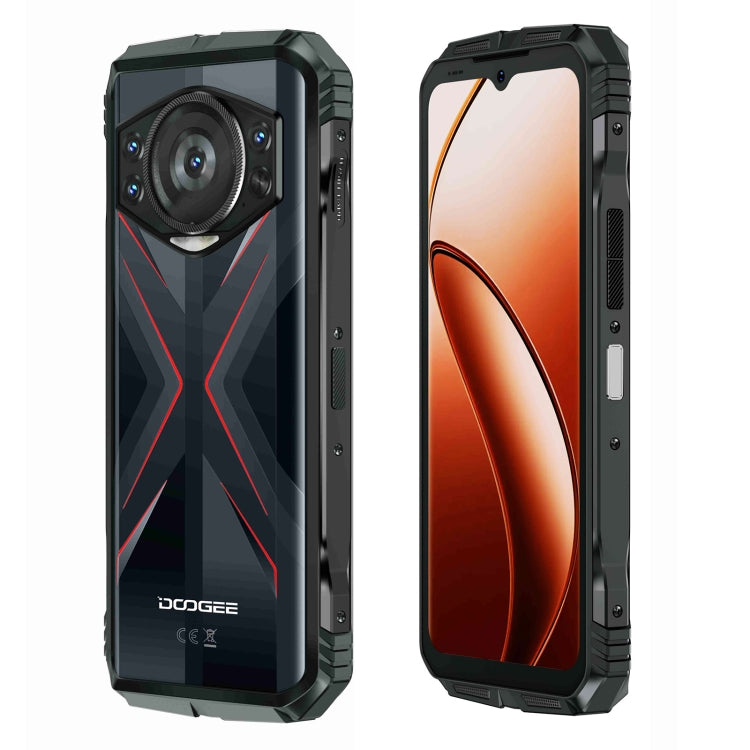 [HK Warehouse] DOOGEE S118 Rugged Phone, 8GB+512GB, 6.58 inch Android 14 MediaTek Helio G99 Octa Core, Network: 4G, OTG, NFC(Black Red) - DOOGEE by DOOGEE | Online Shopping UK | buy2fix