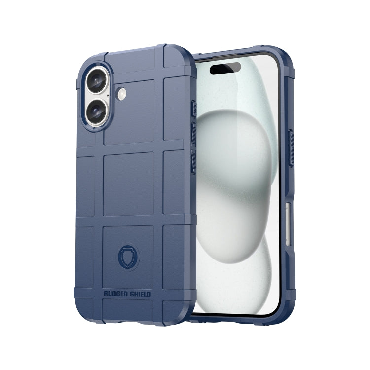 For iPhone 16 Pro Max Full Coverage Shockproof TPU Phone Case(Blue) - iPhone 16 Pro Max Cases by buy2fix | Online Shopping UK | buy2fix